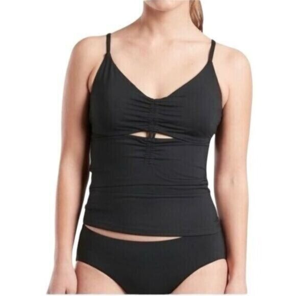 Athleta Other - Athleta Womens Villa Bra‎ Cup Tankini Top Swim Tank Size 32 B/C UPF 50+